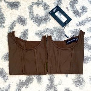 PLT Brown under boob corset